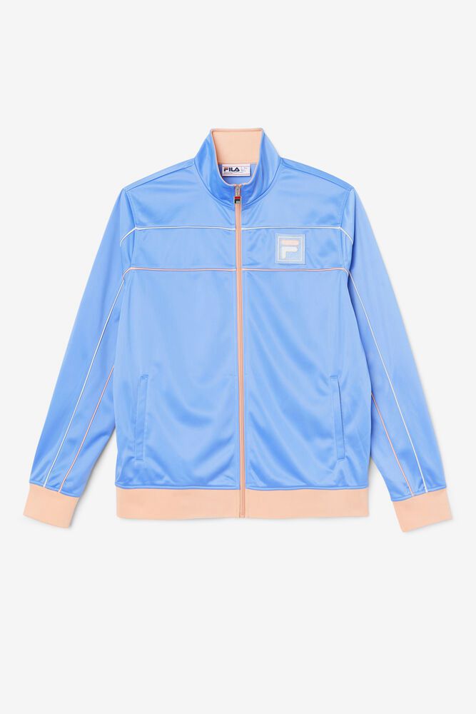 Fila Jacket Wayan Track Mens Blue - India TDS-562013